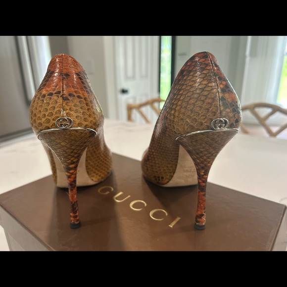 Gucci pumps pitone paris tucano size 37.5 - Picture 2 of 6